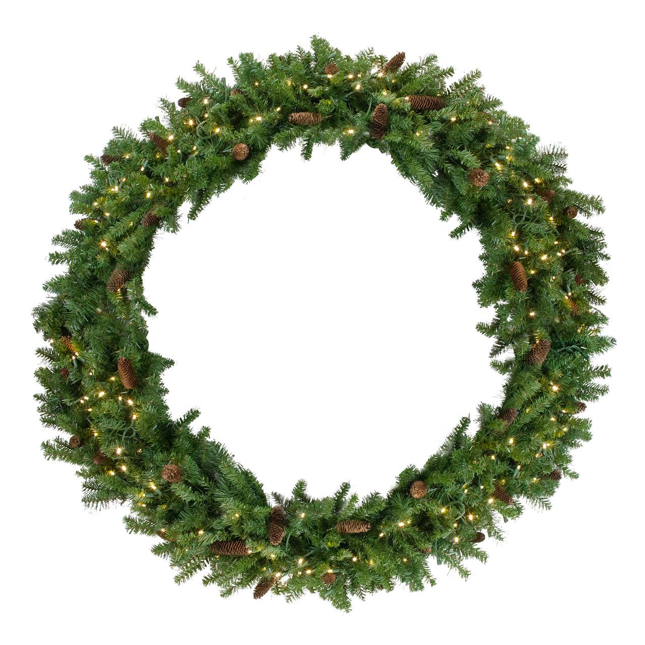 5ft. LED Dakota Red Pine Commercial Artificial Christmas Wreath